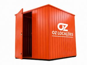 Container abrigo basic para depósito de ferramentas em obras em Maringá e região - OZ Locações